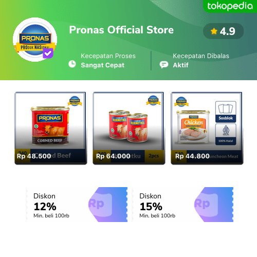 Pronas Official Store - Produk Resmi & Terlengkap | Tokopedia