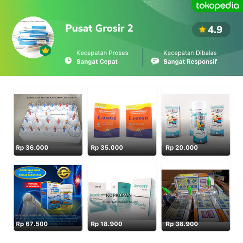 Toko Pusat Grosir 2 Online - Produk Lengkap & Harga Terbaik | Tokopedia