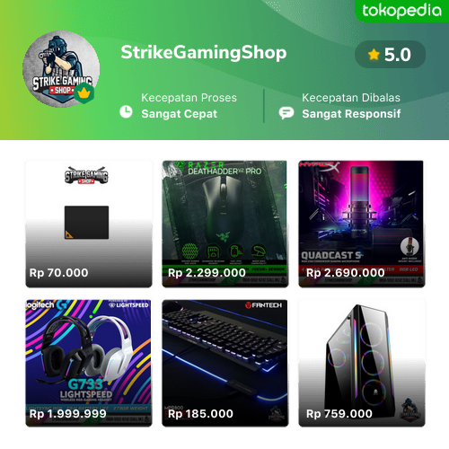 Toko StrikeGamingShop Online - Produk Lengkap & Harga Terbaik | Tokopedia