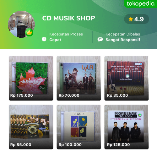 Toko CD MUSIK SHOP Online - Produk Lengkap & Harga Terbaik | Tokopedia