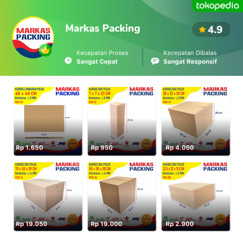 Toko Markas Packing Online - Produk Lengkap & Harga Terbaik | Tokopedia