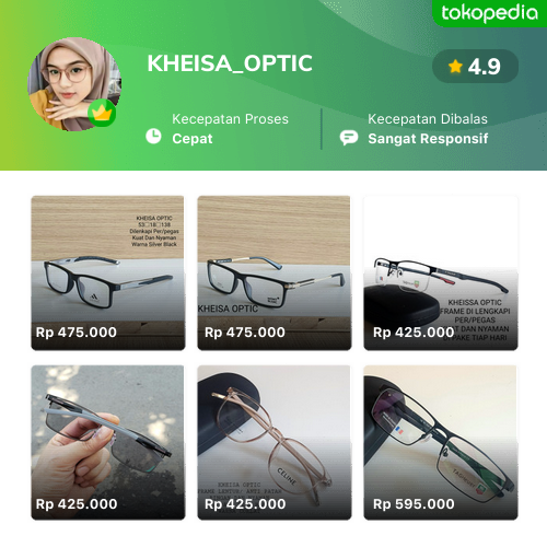 Toko Kheisa Optic Online Produk Lengkap Harga Terbaik Tokopedia