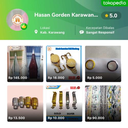 Toko Hasan Gorden Karawang Online Produk Lengkap Harga Terbaik Tokopedia