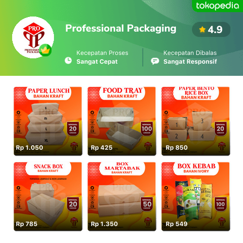 Toko Professional Packaging Online - Produk Lengkap & Harga Terbaik ...