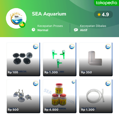 Toko SEA Aquarium Online - Produk Lengkap & Harga Terbaik | Tokopedia