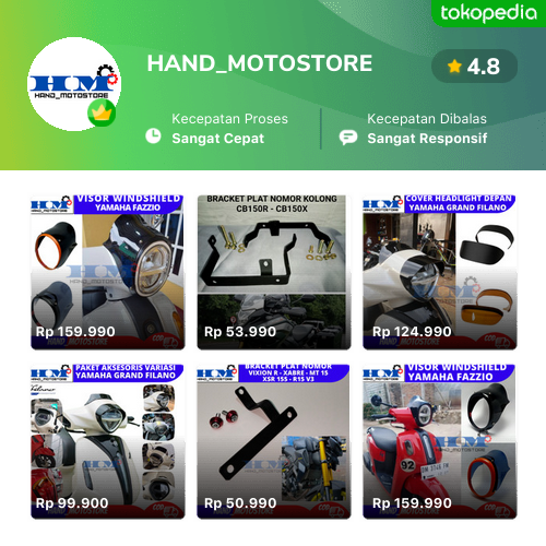 Toko HAND_MOTOSTORE Online - Produk Lengkap & Harga Terbaik | Tokopedia