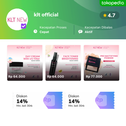 Klt Official Produk Resmi And Terlengkap Tokopedia