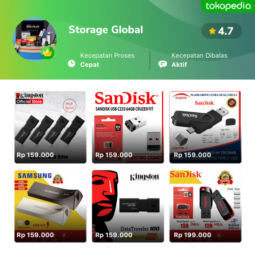 Toko Storage Global Online - Produk Lengkap & Harga Terbaik | Tokopedia