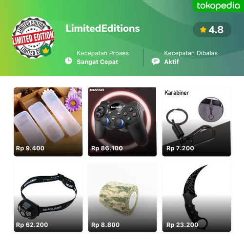 Toko LimitedEditions Online - Produk Lengkap & Harga Terbaik | Tokopedia