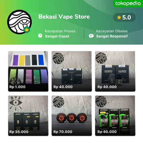 Toko Bekasi Vape Store Online Produk Lengkap And Harga Terbaik Tokopedia