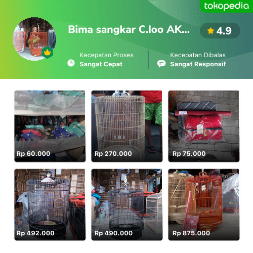 Toko Bima Sangkar C.loo AKS 001 Online - Produk Lengkap & Harga Terbaik ...