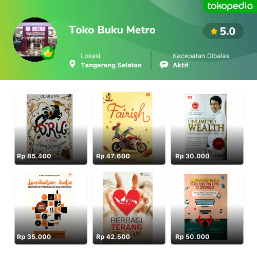 Toko Toko Buku Metro Online - Produk Lengkap & Harga Terbaik | Tokopedia