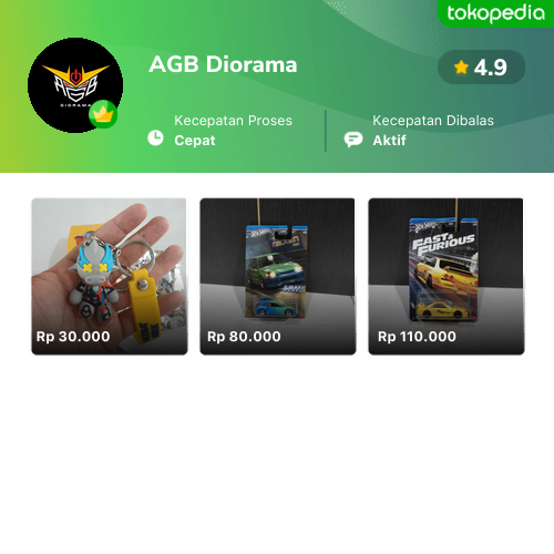 Toko Agb Diorama Online - Produk Lengkap & Harga Terbaik 