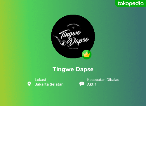 Toko Tingwe Dapse Online - Produk Lengkap & Harga Terbaik | Tokopedia