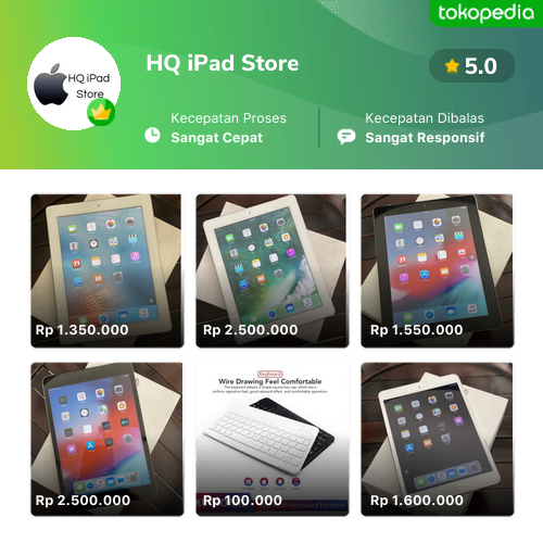 Toko HQ IPad Store Online - Produk Lengkap & Harga Terbaik | Tokopedia