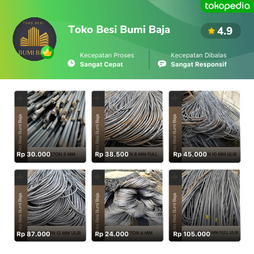 Toko Toko Besi Bumi Baja Online - Produk Lengkap & Harga Terbaik ...