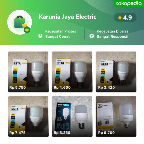 Toko Karunia Jaya Electric Online Produk Lengkap And Harga Terbaik