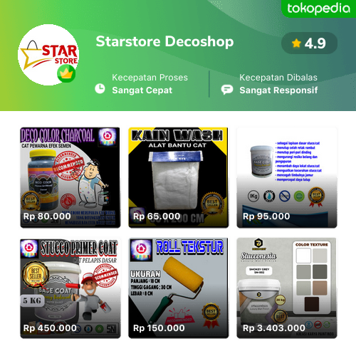 Toko Starstore Decoshop Online - Produk Lengkap & Harga Terbaik | Tokopedia