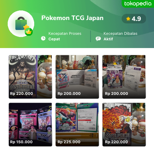 Toko Pokemon TCG Japan Online - Produk Lengkap & Harga Terbaik | Tokopedia