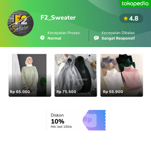 Toko F2 Sweater Online Produk Lengkap Harga Terbaik Tokopedia