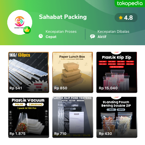 Toko Sahabat Packing Online - Produk Lengkap & Harga Terbaik | Tokopedia