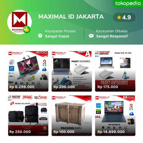 Toko MAXIMAL ID JAKARTA Online - Produk Lengkap & Harga Terbaik | Tokopedia