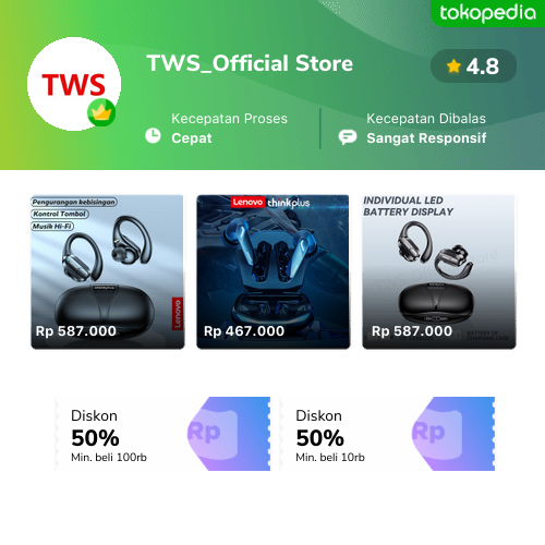 Toko TWS_Official Store Online - Produk Lengkap & Harga Terbaik | Tokopedia