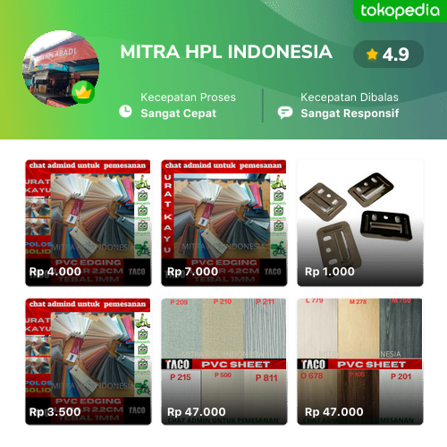 Toko MITRA HPL INDONESIA Online - Produk Lengkap & Harga Terbaik ...