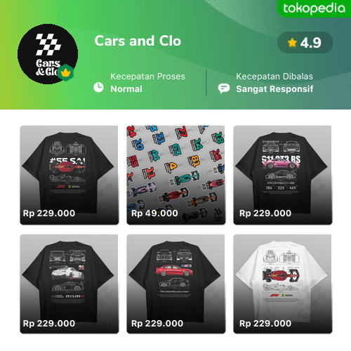 Toko Cars and Clo Online - Produk Lengkap & Harga Terbaik | Tokopedia