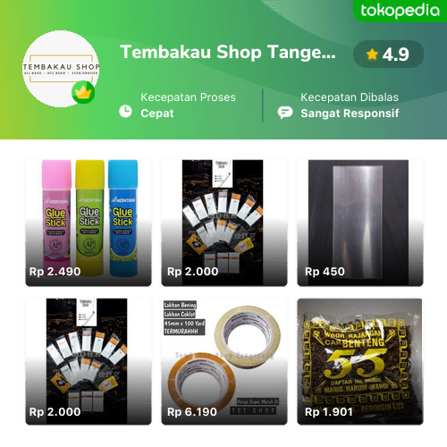 Toko Tembakau Shop Tangerang Online - Produk Lengkap & Harga Terbaik ...