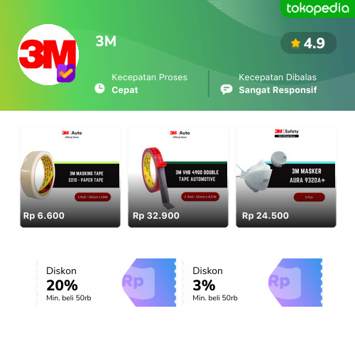 3M - Produk Resmi & Terlengkap | Tokopedia