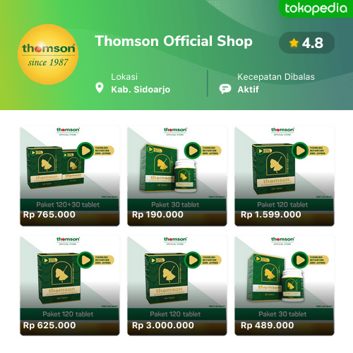 Toko Thomson Official Shop Online - Produk Lengkap & Harga Terbaik