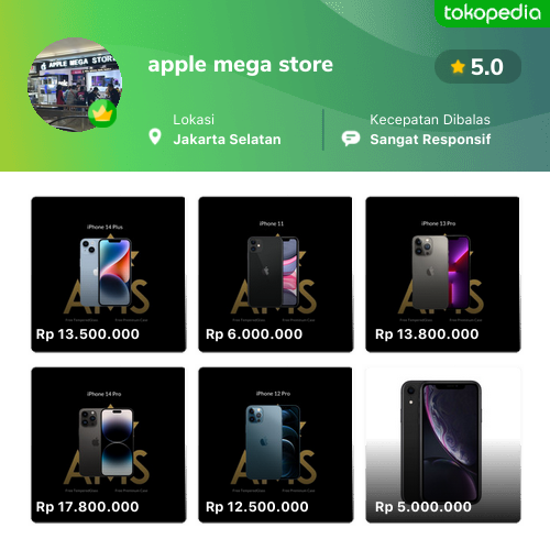 Toko Apple Mega Store Online - Produk Lengkap & Harga Terbaik | Tokopedia