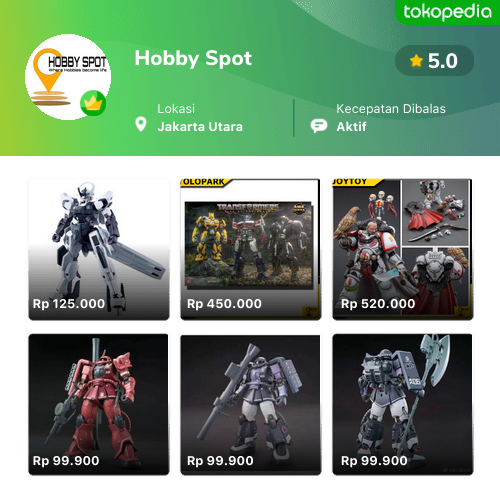 Toko Hobby Spot Online - Produk Lengkap & Harga Terbaik | Tokopedia