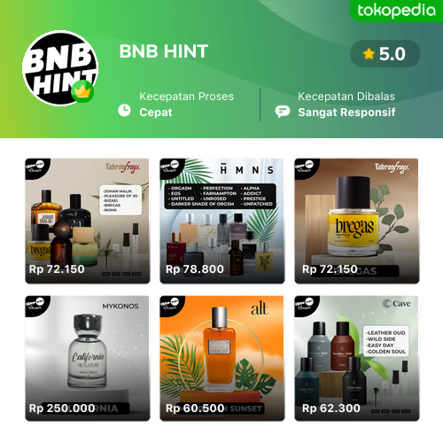 Toko BNB HINT Online - Produk Lengkap & Harga Terbaik | Tokopedia