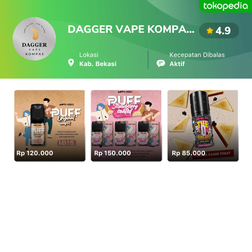 Toko Dagger Vape Kompas Online Produk Lengkap And Harga Terbaik Tokopedia