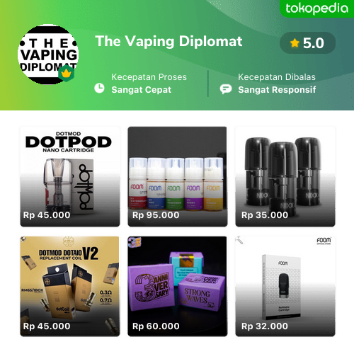 Toko The Vaping Diplomat Online Produk Lengkap And Harga Terbaik