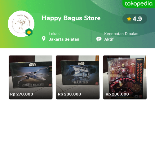 Toko Happy Bagus Store Online - Produk Lengkap & Harga Terbaik | Tokopedia