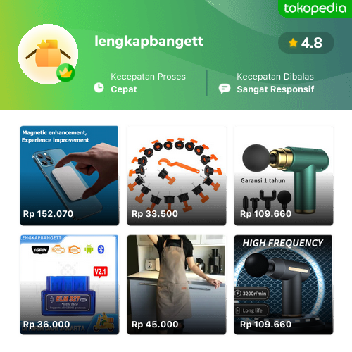 Toko Lengkapbangett Online - Produk Lengkap & Harga Terbaik | Tokopedia