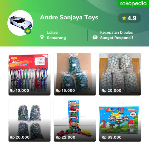 Andre Sanjaya Toys Semarang Utara Kota Semarang Tokopedia