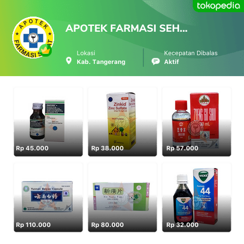 Toko APOTEK FARMASI SEHAT Online - Produk Lengkap & Harga Terbaik ...