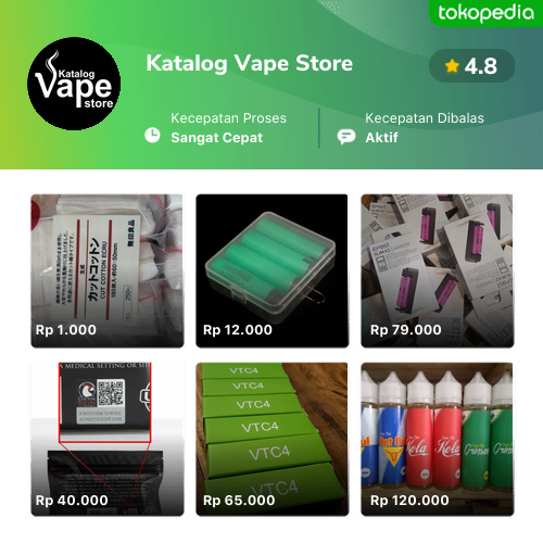 Toko Katalog Vape Store Online Produk Lengkap And Harga Terbaik Tokopedia