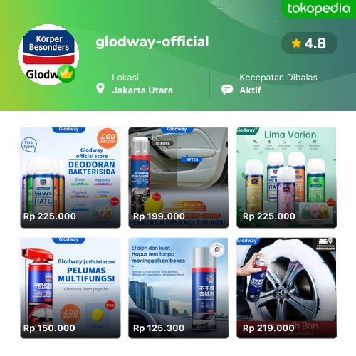 Toko Glodway Official Online Produk Lengkap Harga Terbaik Tokopedia