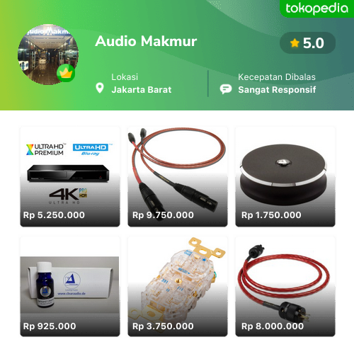 Toko Audio Makmur Online - Produk Lengkap & Harga Terbaik | Tokopedia