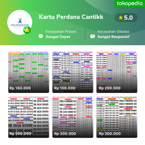 Toko Kartu Perdana Cantikk Online - Produk Lengkap & Harga Terbaik ...