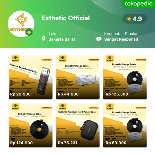 Exthetic Official - Produk Resmi & Terlengkap | GoPayLater Cicil 0% ...