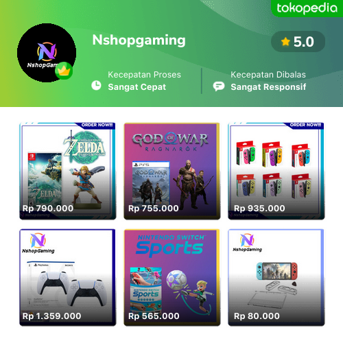 Toko Nshopgaming Online - Produk Lengkap & Harga Terbaik | Tokopedia