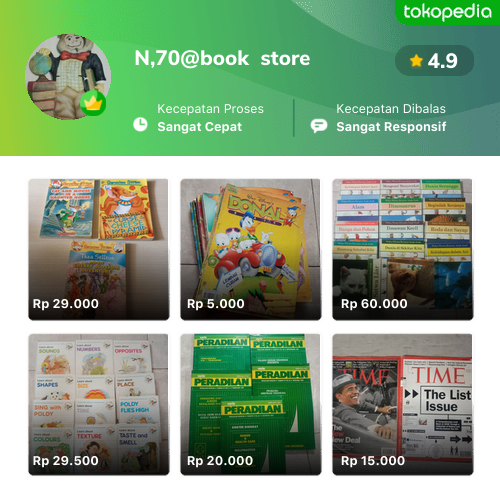 Toko N,70@book Store Online - Produk Lengkap & Harga Terbaik | Tokopedia