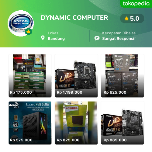Toko dynamic computer online produk lengkap harga terbaik tokopedia
