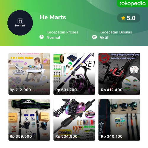 Toko He Marts Online - Produk Lengkap & Harga Terbaik | Tokopedia